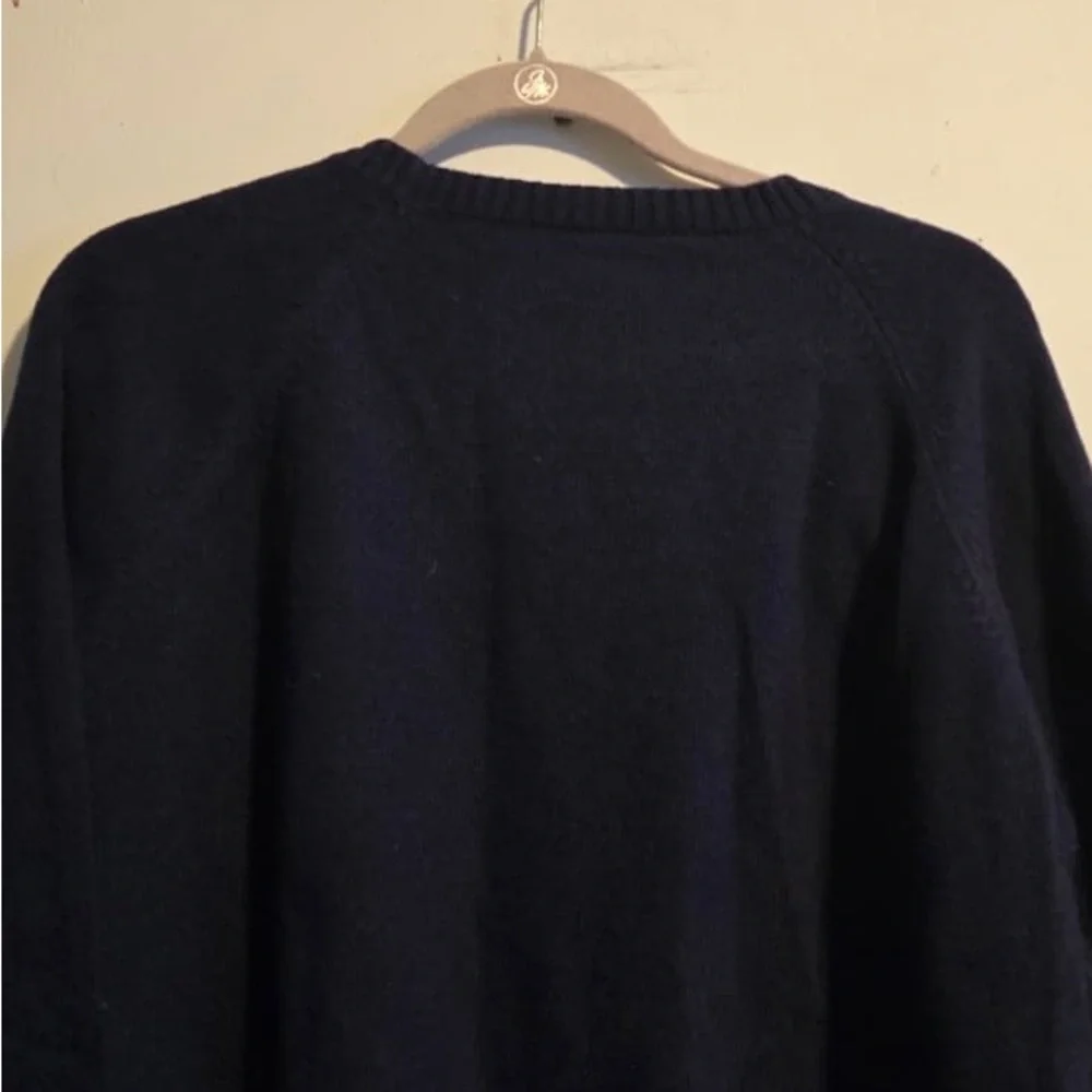 J. Crew Men's Dark Blue Crewneck Sweater